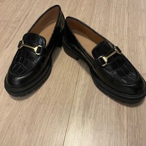 Madewell Black Loafers - brand new and never worn!